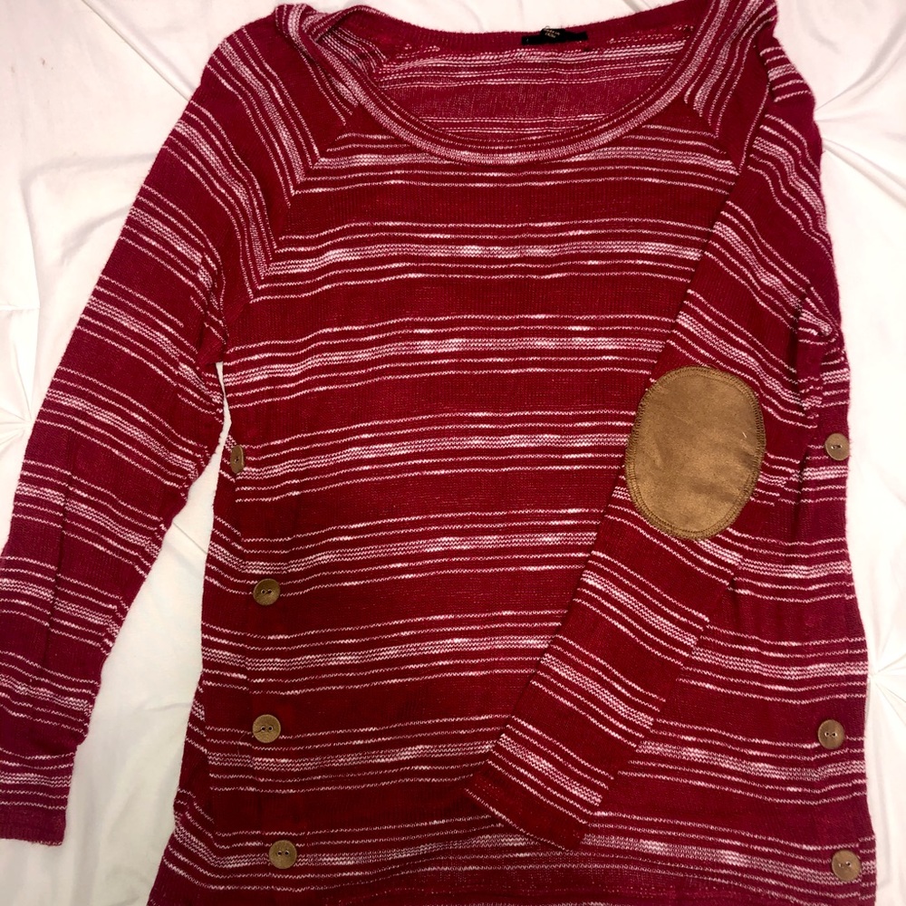 Small red and white striped sweater